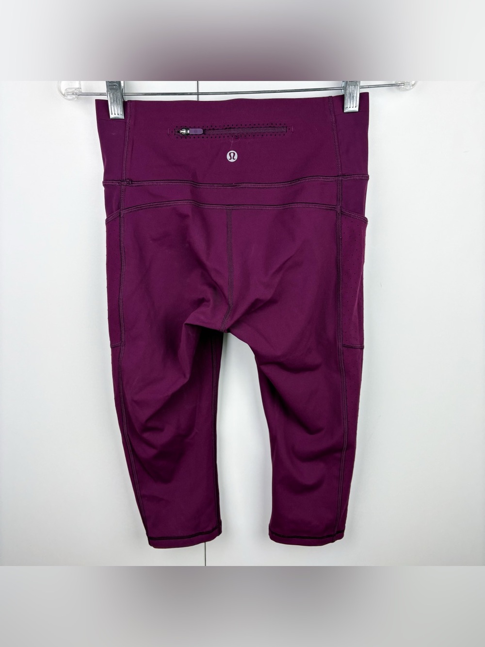 Lululemon Mind Over Miles Crop 17" Marvel Purple Size 6 Luxtreme Legging Tight - Picture 5 of 8